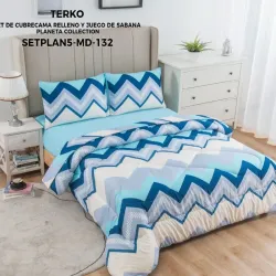 Set de edredón y juego de sábanas (5 pcs)