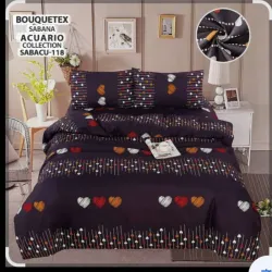 Set de edredón y juego de sábanas (5 pcs)