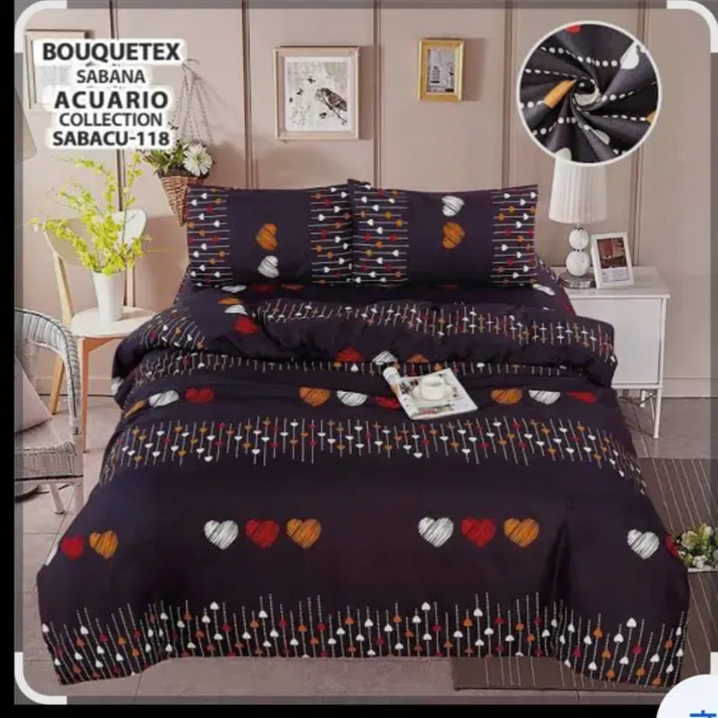 Set de edredón y juego de sábanas (5 pcs)