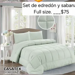 Set de edredón y juego de sábanas (5 pcs)
