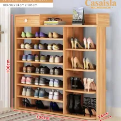 Zapatera de madera importada