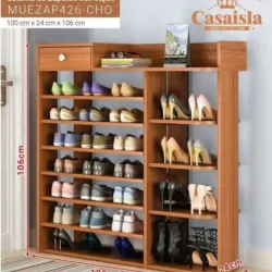 Zapatera de madera importada