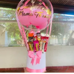 Ancheta con forma de globo aerostático