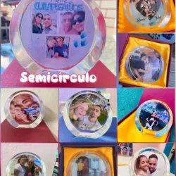 Cristal semicirculo