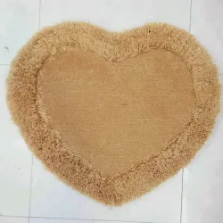 Alfombra de corazón. 