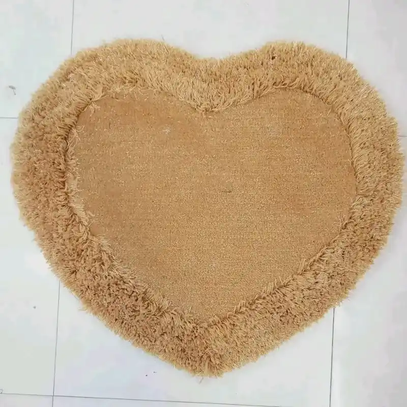 Alfombra de corazón. 