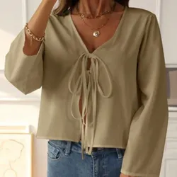 Blusa de Mangas Largas Verde