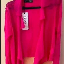 Blusa de Mangas Rosada