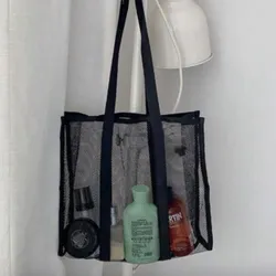 Bolso Negro Transparente 
