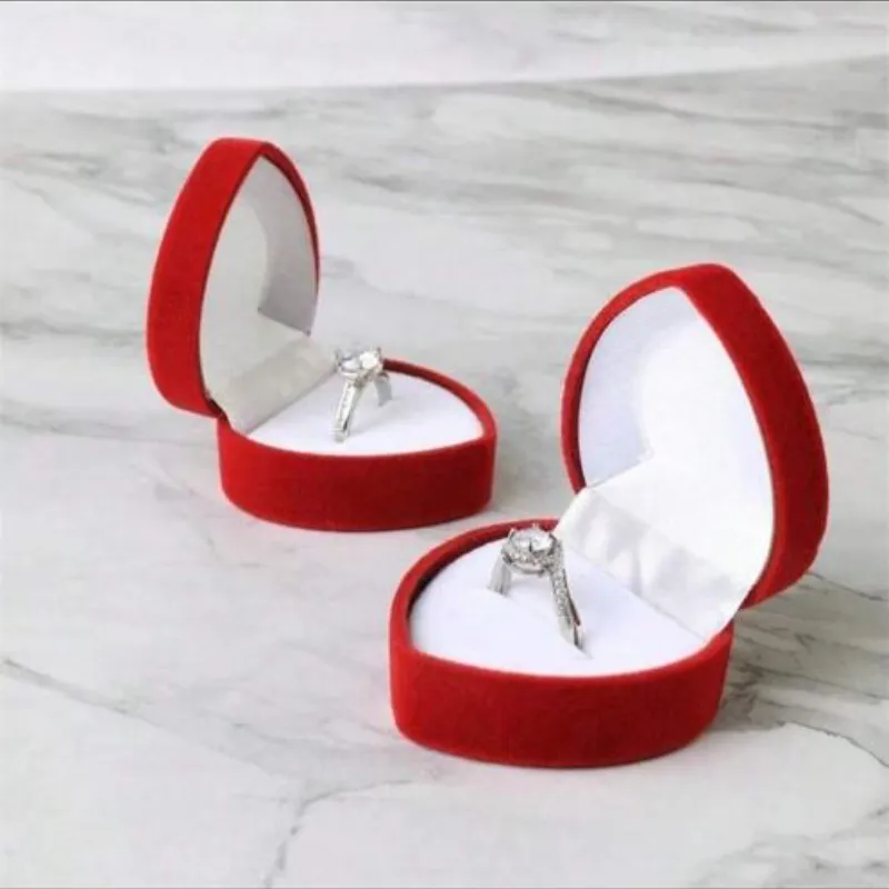 Cajitas de Anillos de Corazón c/u