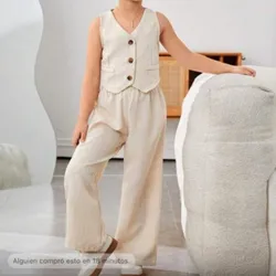 Conjunto Beige 7 años 