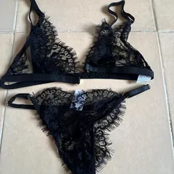 Conjunto Lencero Negro