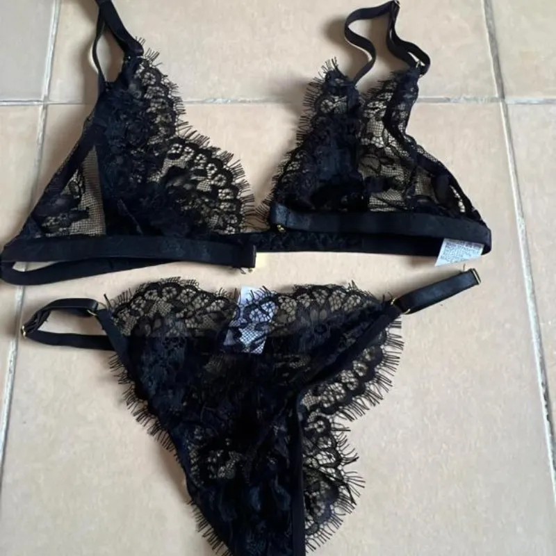 Conjunto Lencero Negro