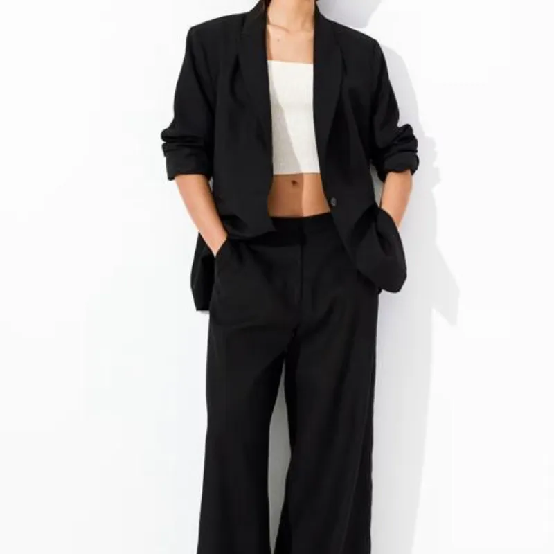 Conjunto Negro Saco y Pantalon 