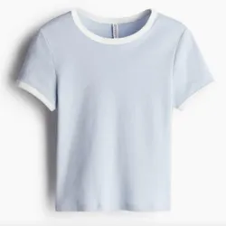 Pulover Azul y Blanco 