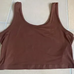 Top Camiseta Marrón 