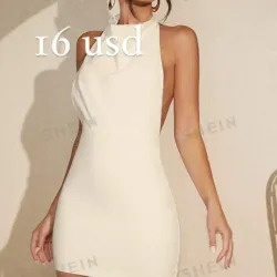 vestido blanco corto