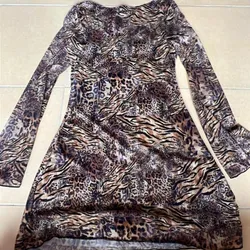 Vestido de Animal Print 