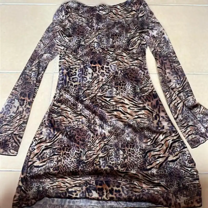Vestido de Animal Print 