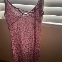 Vestido Estampado Rosa