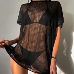 Vestido Transparente Playero