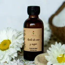 Aceite extra virgen de coco y argán