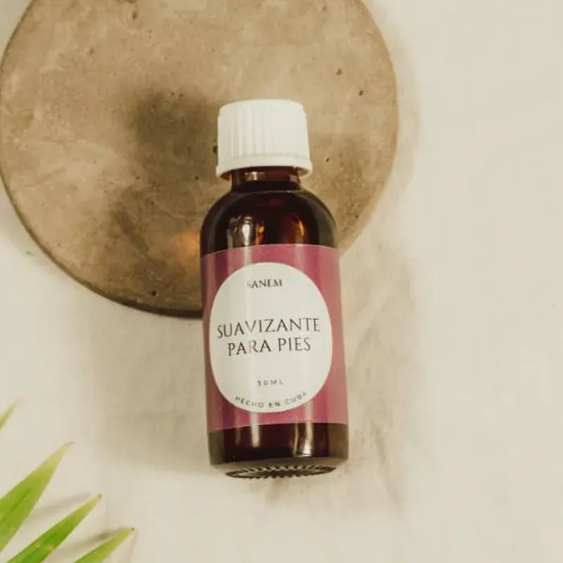 Aceite suavizante para pies