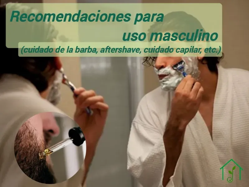 Recomendación para uso masculino