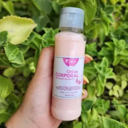 Crema corporal con ácido glicólico