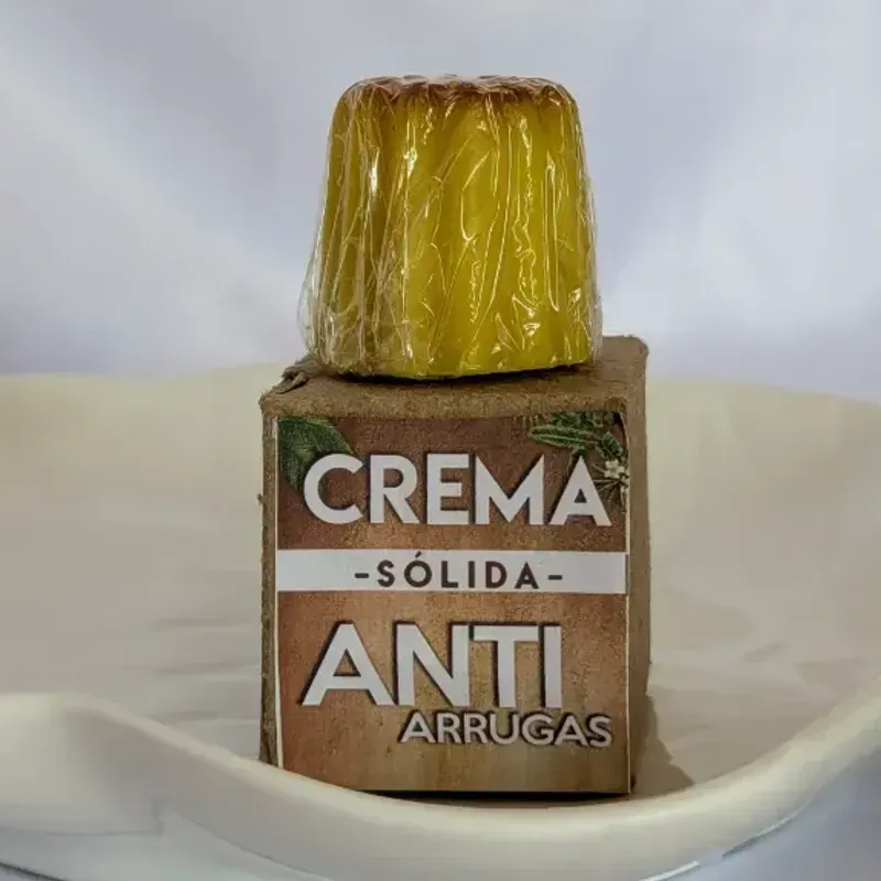 Crema sólida antiarrugas