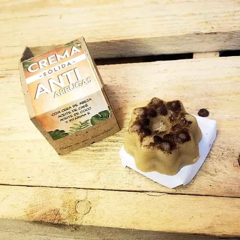 Crema sólida antiarrugas