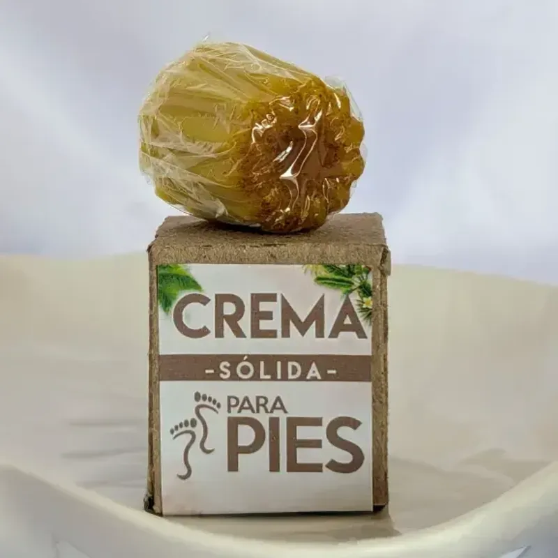 Crema sólida para pies 