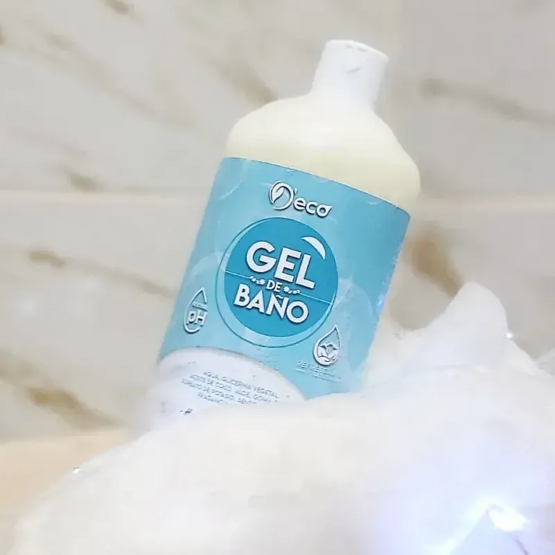 Gel de baño de coco y aloe