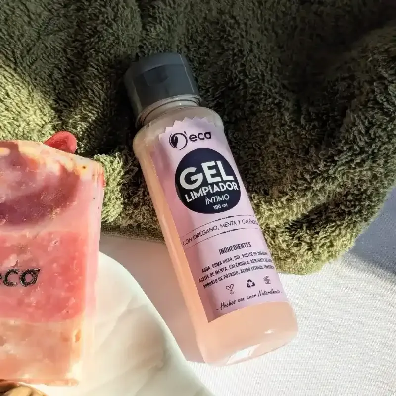 Gel íntimo con orégano, menta y caléndula