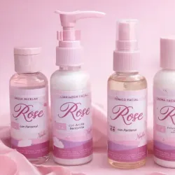 Gel limpiador facial Rose