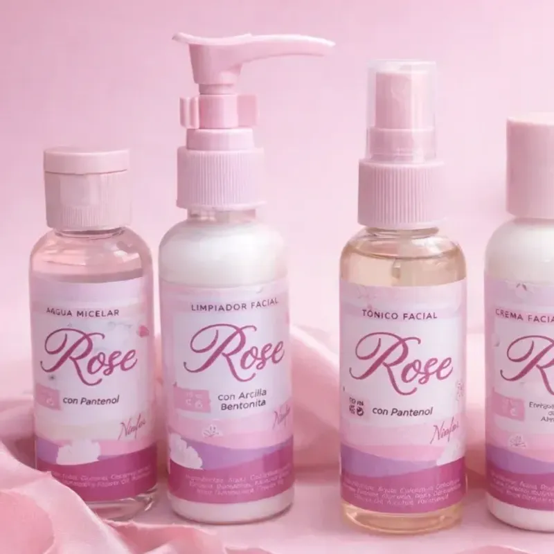 Gel limpiador facial Rose