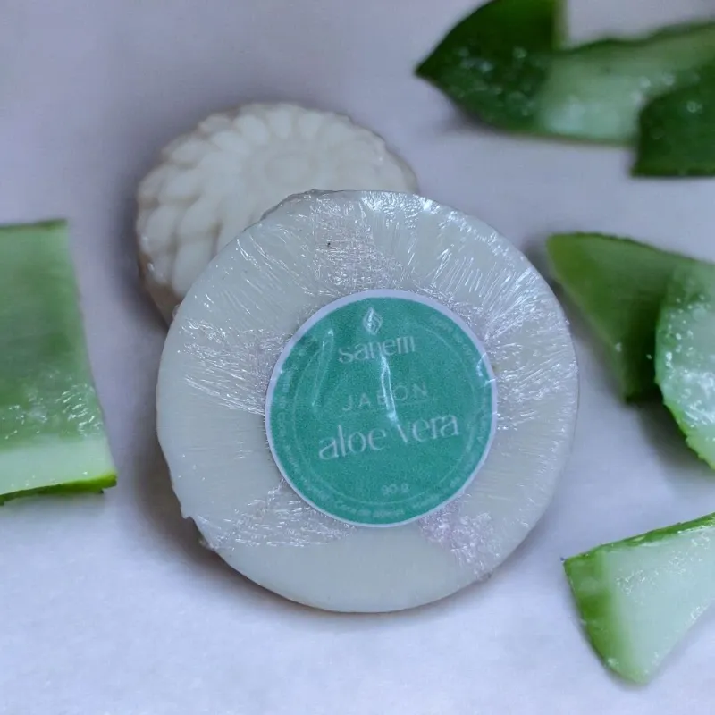 Jabón de aloe vera (sábila)
