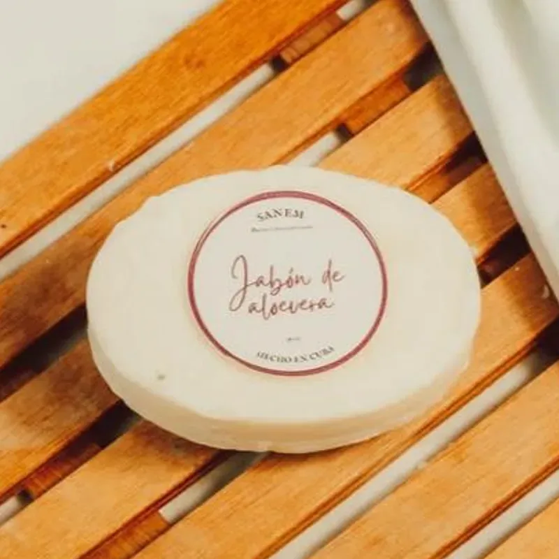 Jabón de aloe vera (sábila)