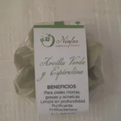 Jabón de arcilla verde y espirulina