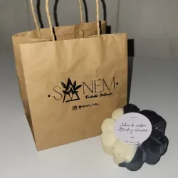 Jabón de carbón activado y aloe vera