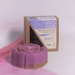 Jabón de miel y lavanda
