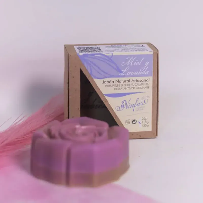 Jabón de miel y lavanda