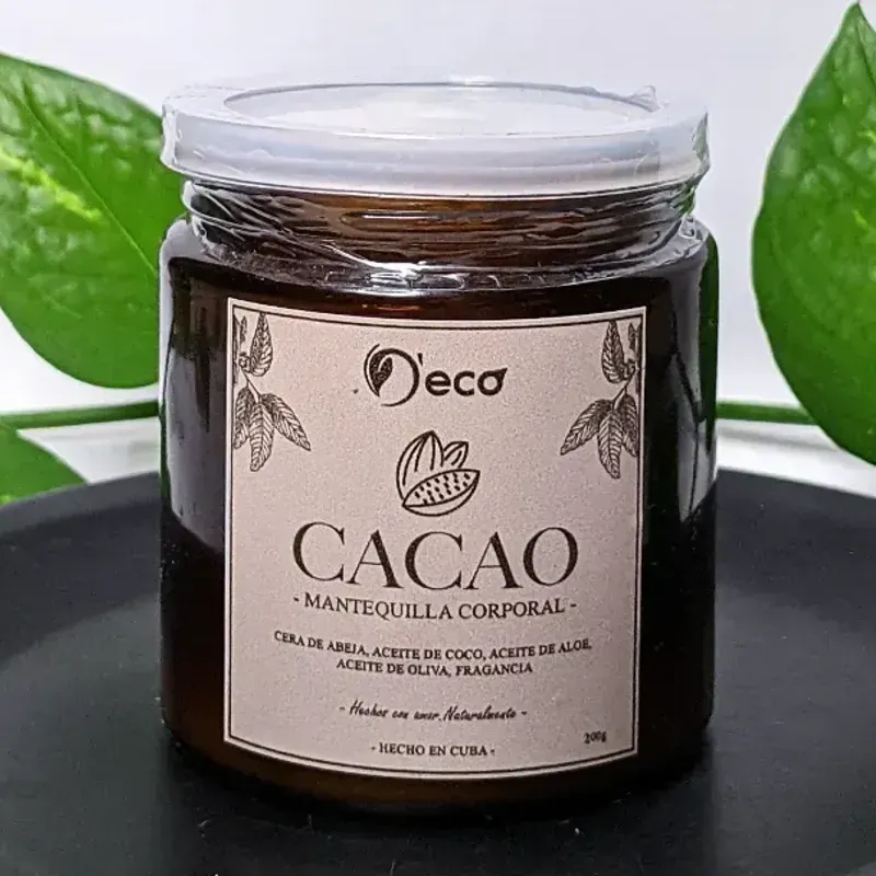 Mantequilla corporal de cacao