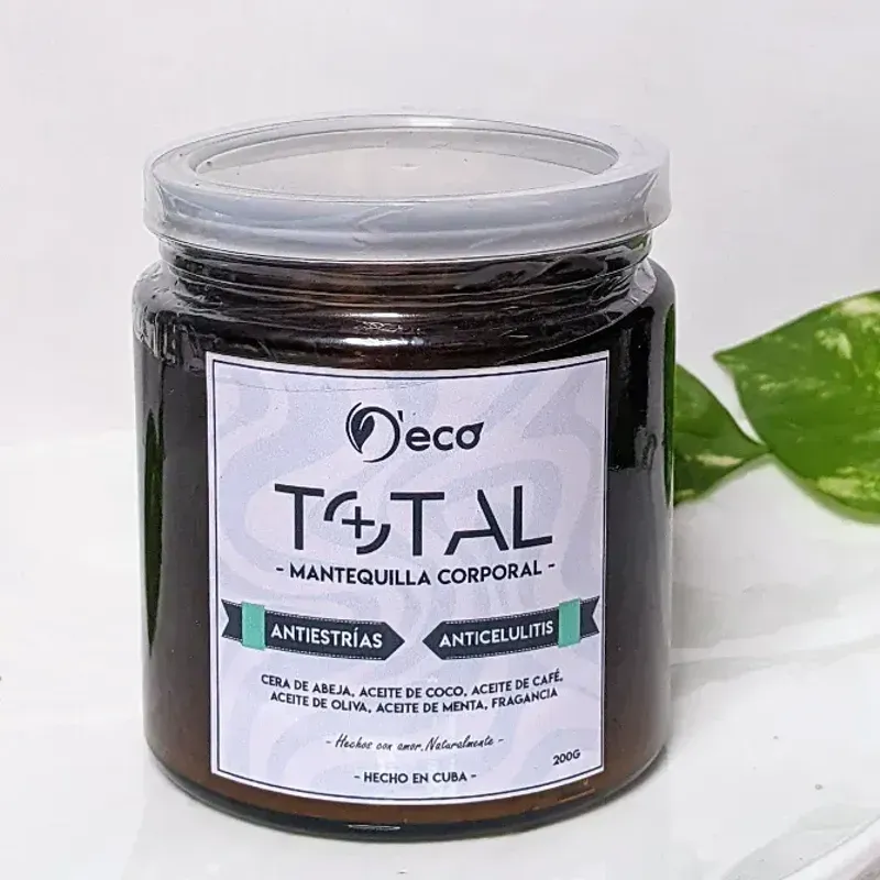 Mantequilla corporal TOTAL, antiestrías y anticelulitis