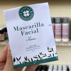 Mascarilla Auras, con arcilla blanca (en polvo)