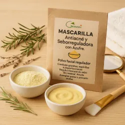 Mascarilla antiacné y seborreguladora con azufre (en polvo)