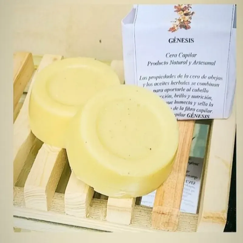 Pastilla de cera capilar fijadora