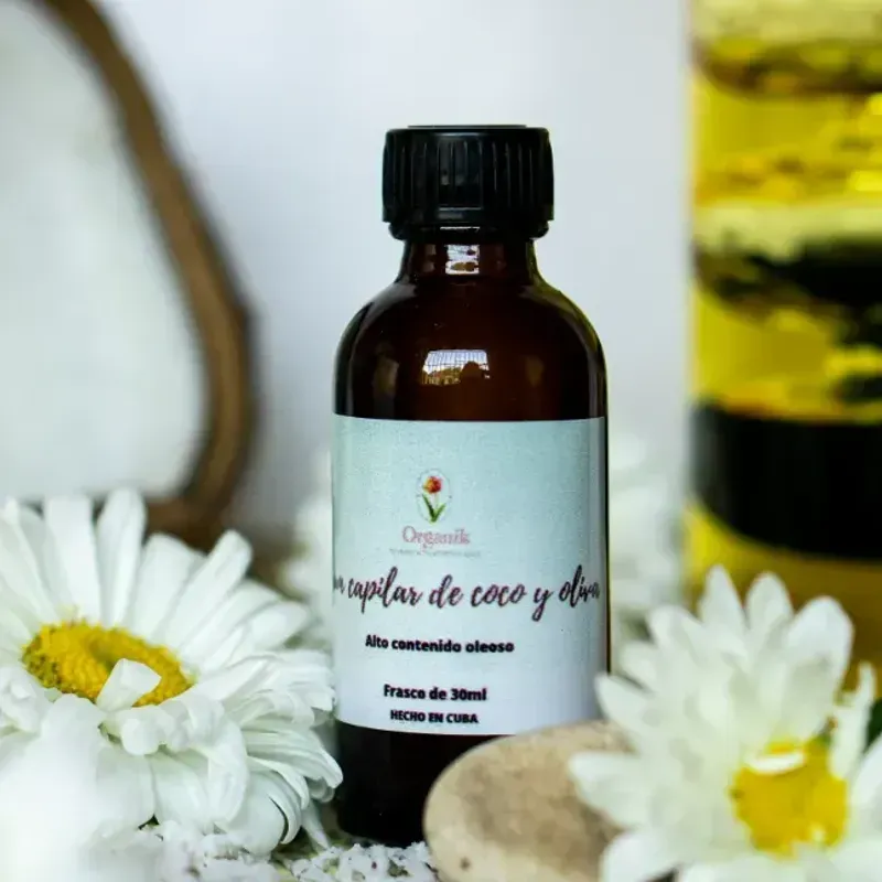 Sérum capilar de coco y oliva