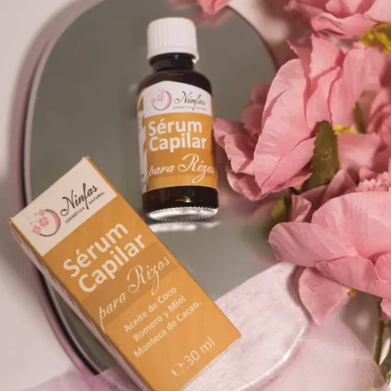 Sérum capilar para rizos