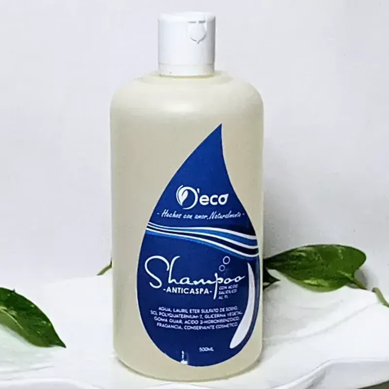 Shampoo anticaspa con ácido salicílico al 1%